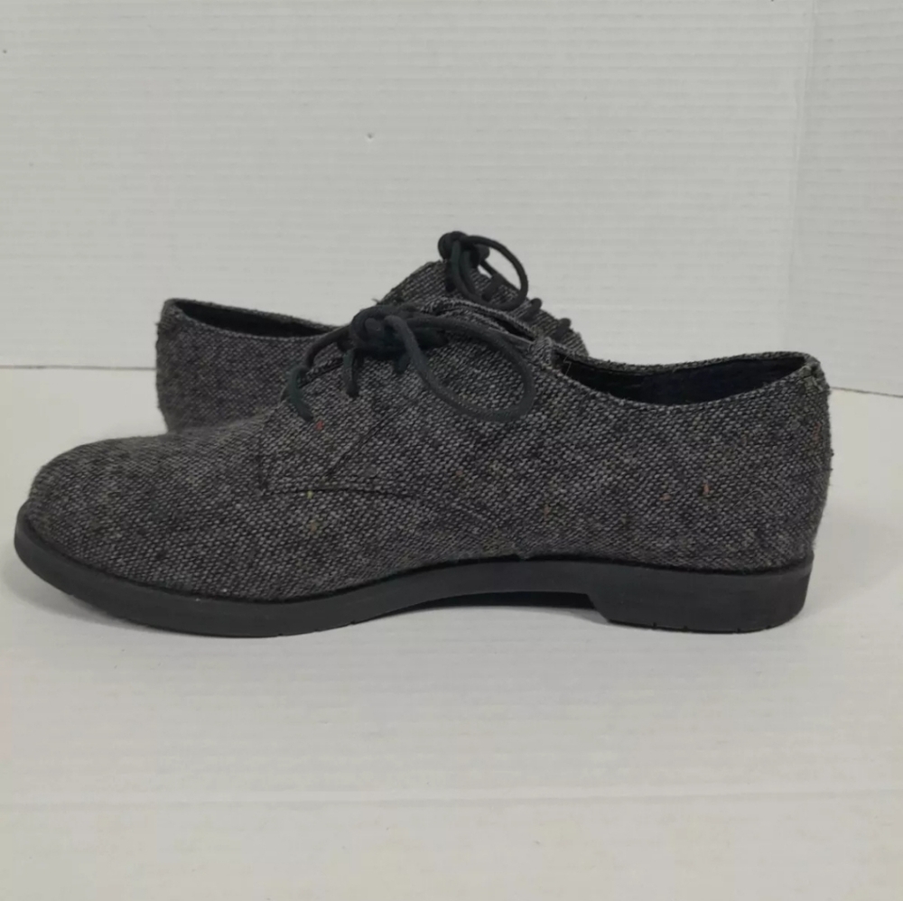 Bass‎ Ellie Derby Lace Up Casual Dress Oxford Shoe Black TWEED Sz 6 M WOMEN - Picture 4 of 9